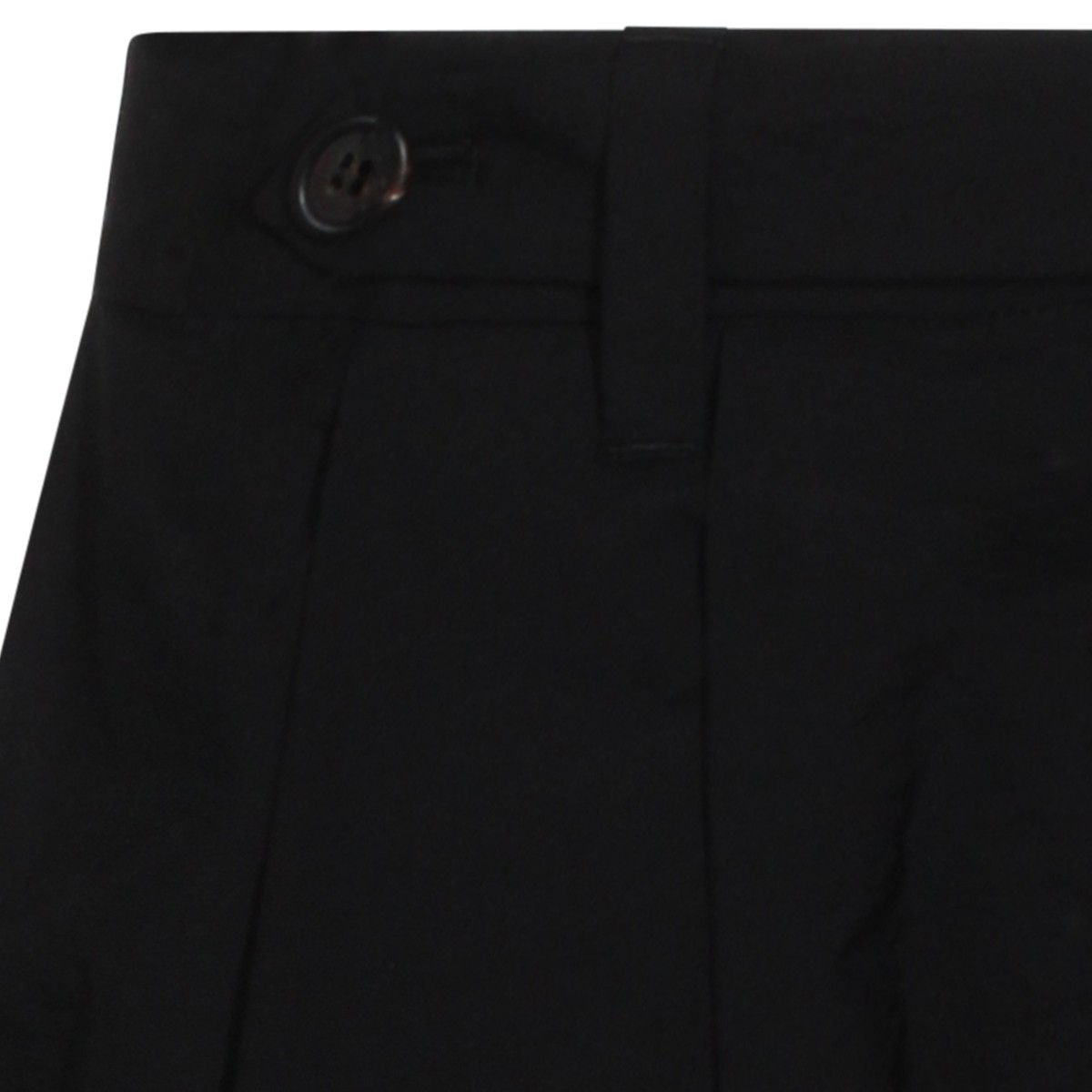 BLACK COTTON SKIRT