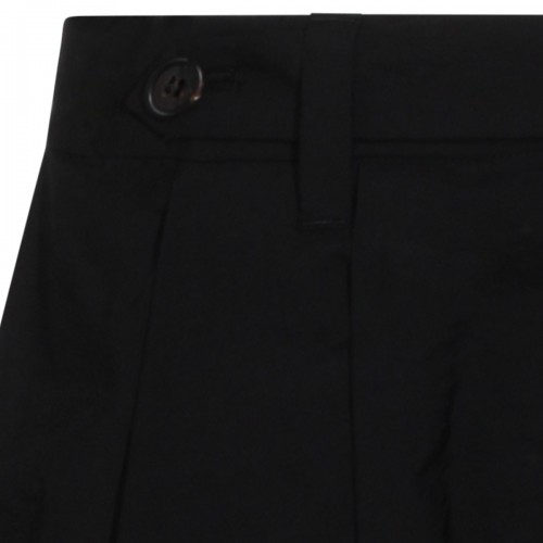BLACK COTTON SKIRT