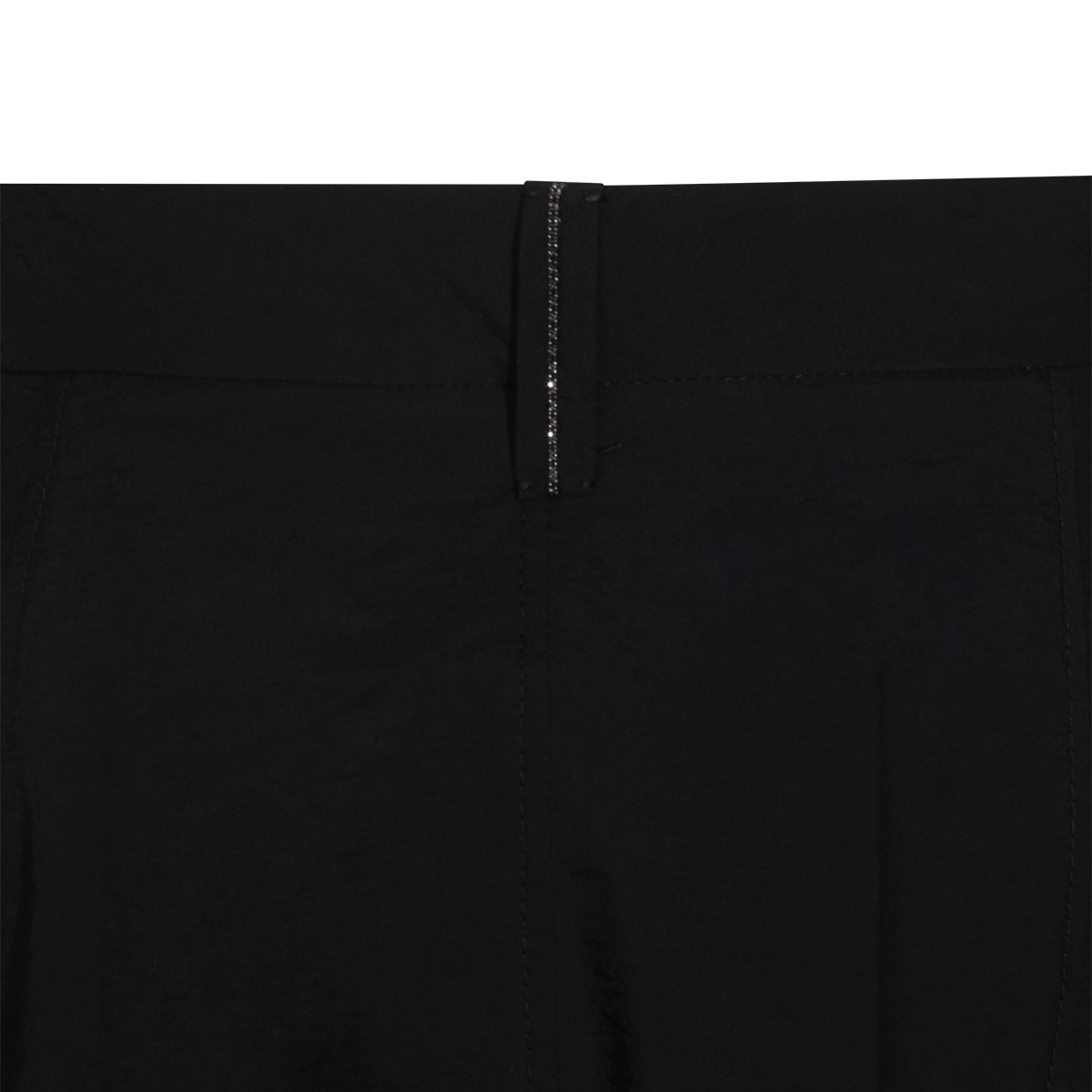 BLACK COTTON SKIRT