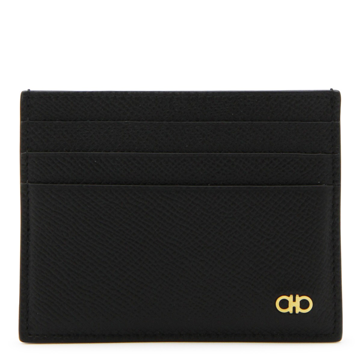 BLACK LEATHER CARD HOLDER