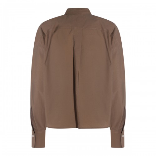 BROWN COTTON SHIRT