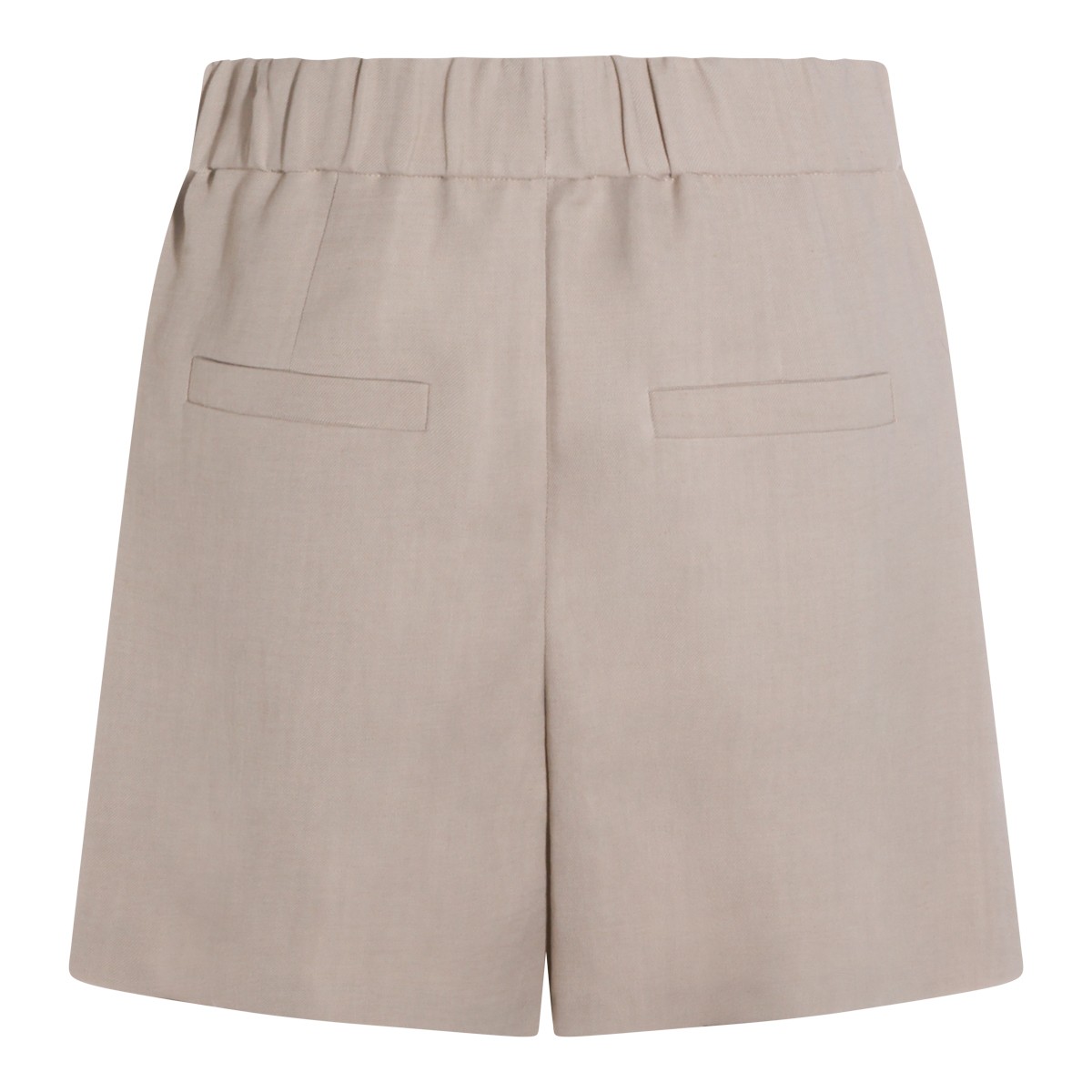 SAND VISCOSE SHORTS
