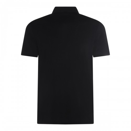 BLACK COTTON POLO SHIRT 2