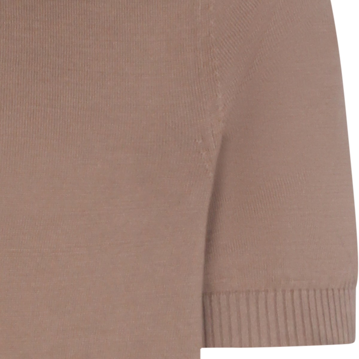 BROWN COTTON T-SHIRT