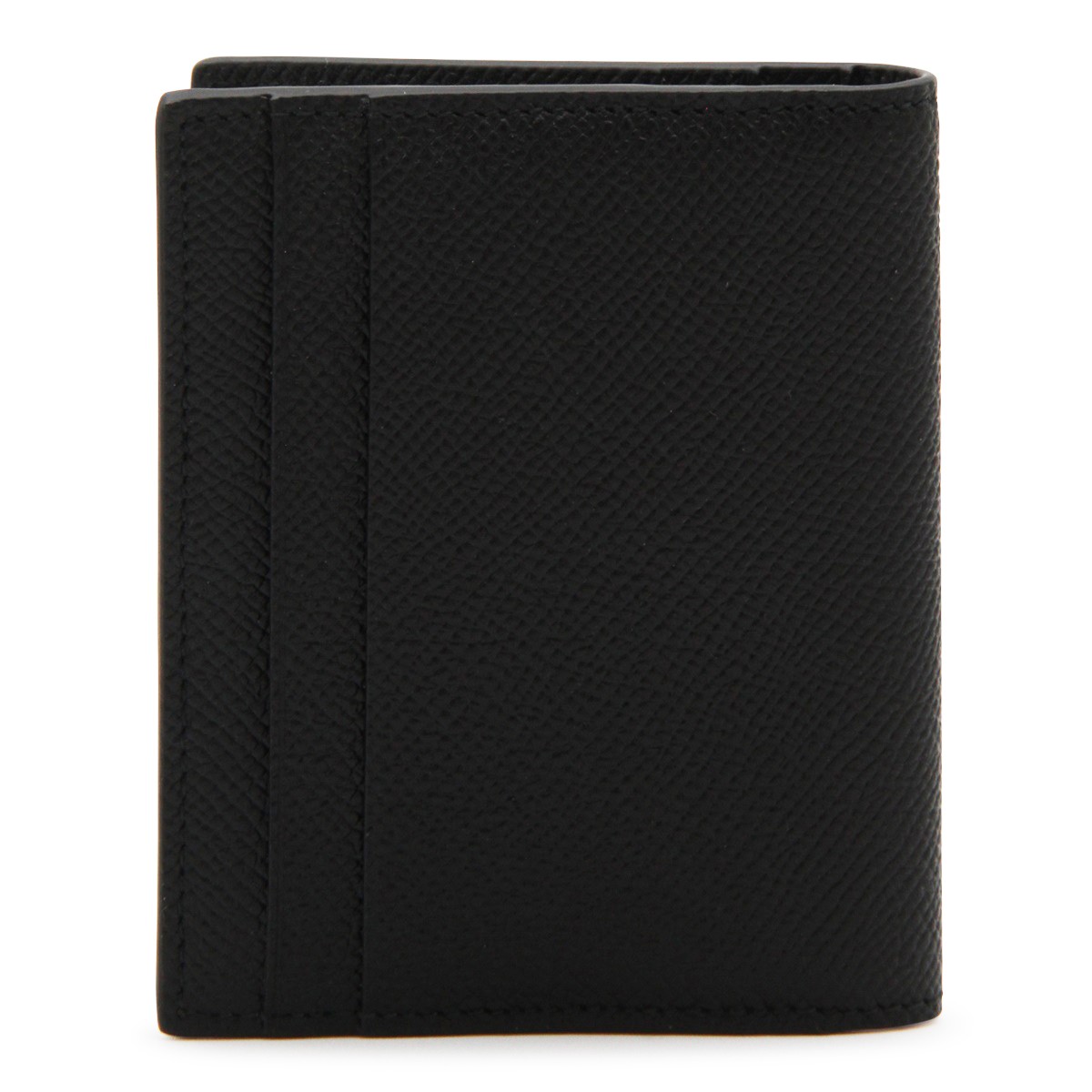 BLACK LEATHER CARD HOLDER