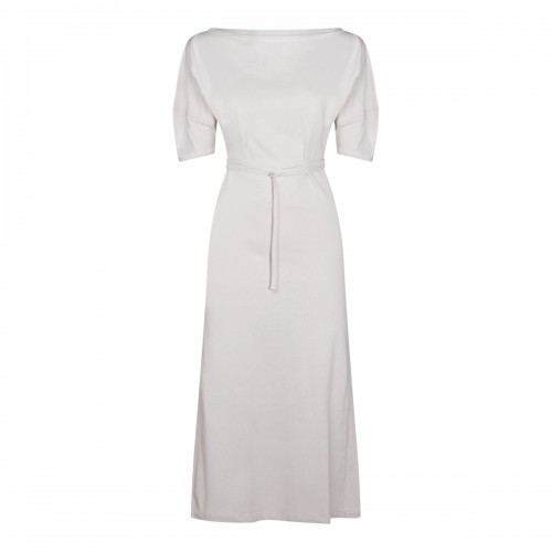 BEIGE COTTON MAXI DRESS