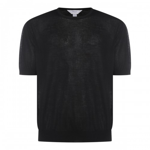 BLACK COTTON T-SHIRT