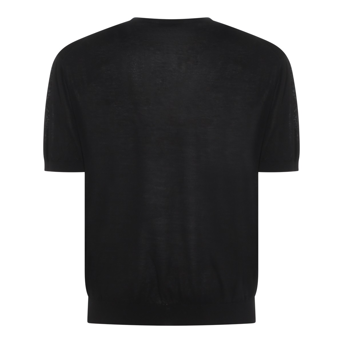 BLACK COTTON T-SHIRT
