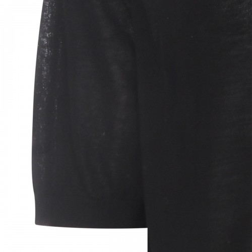 BLACK COTTON T-SHIRT