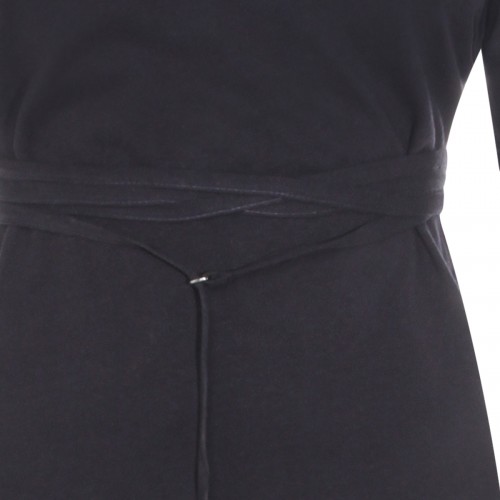 BLACK COTTON MAXI DRESS