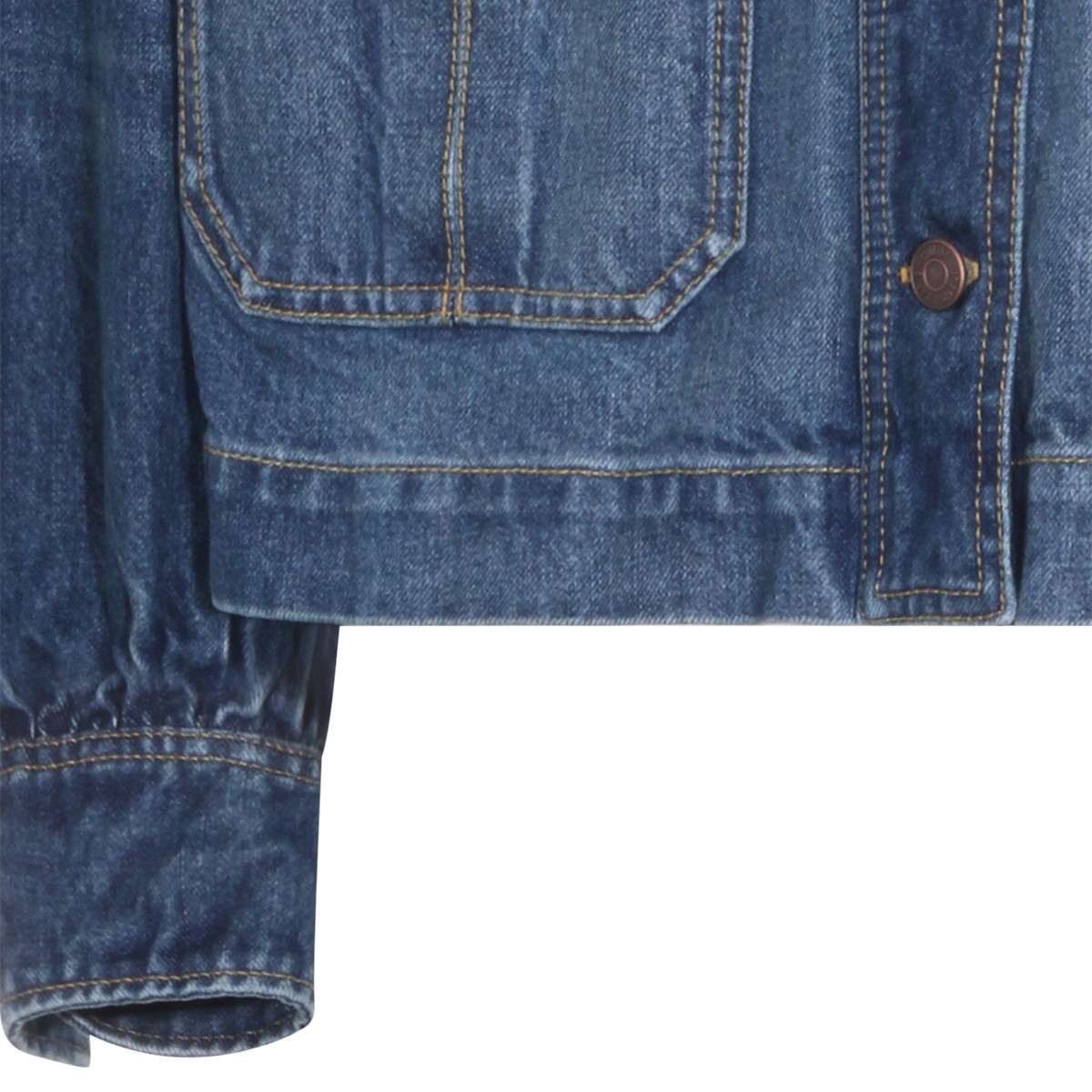 BLUE COTTON DENIM JACKET