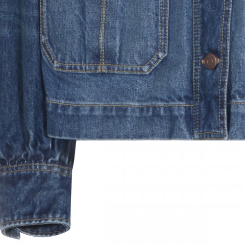 BLUE COTTON DENIM JACKET