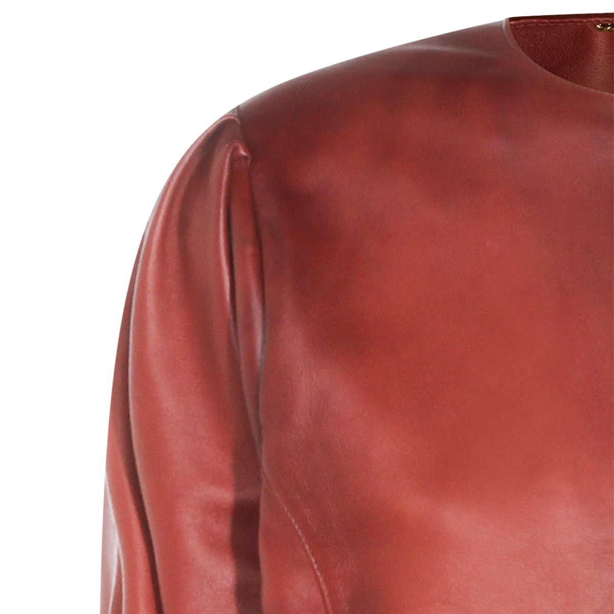 BROWN LEATHER JACKET
