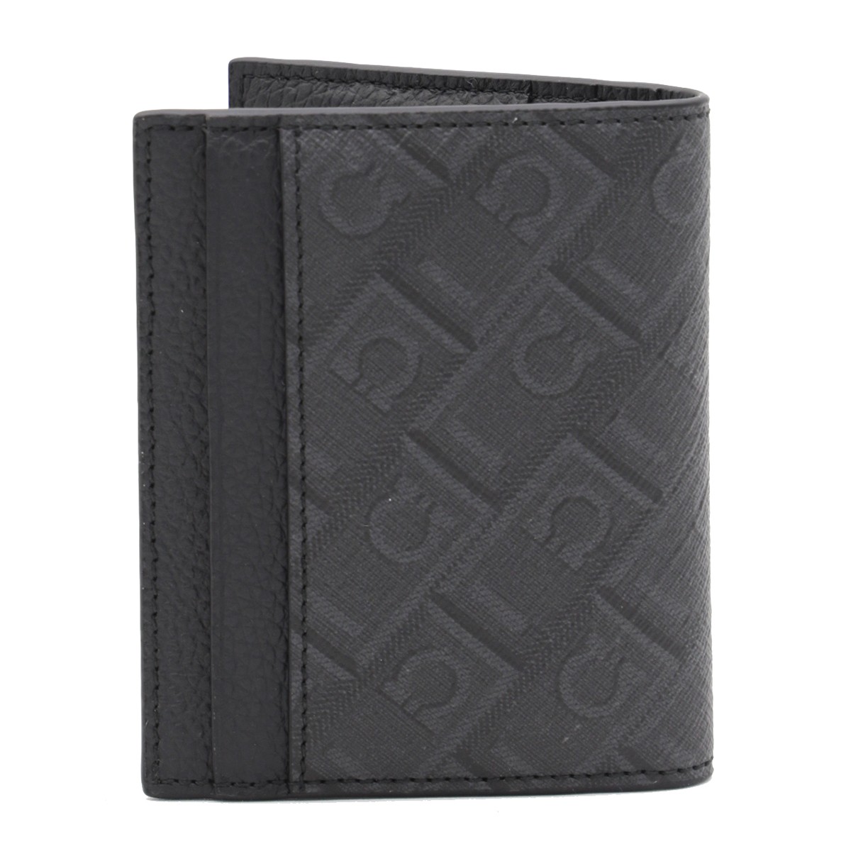 BLACK AND GREY CARD HOLDER