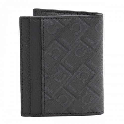 BLACK AND GREY CARD HOLDER