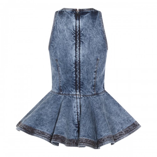 BLUE DENIM COTTON TOP 2