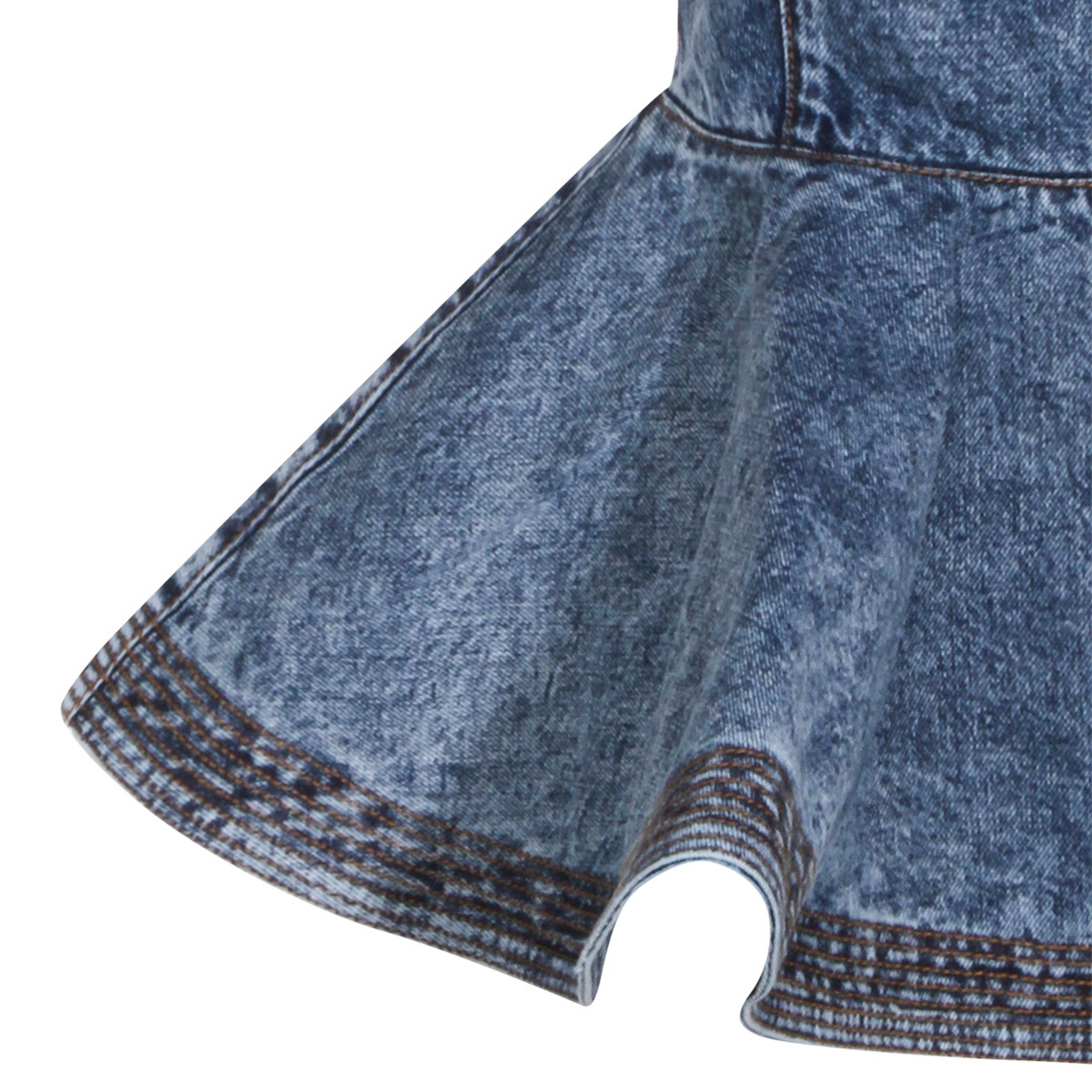 BLUE DENIM COTTON TOP