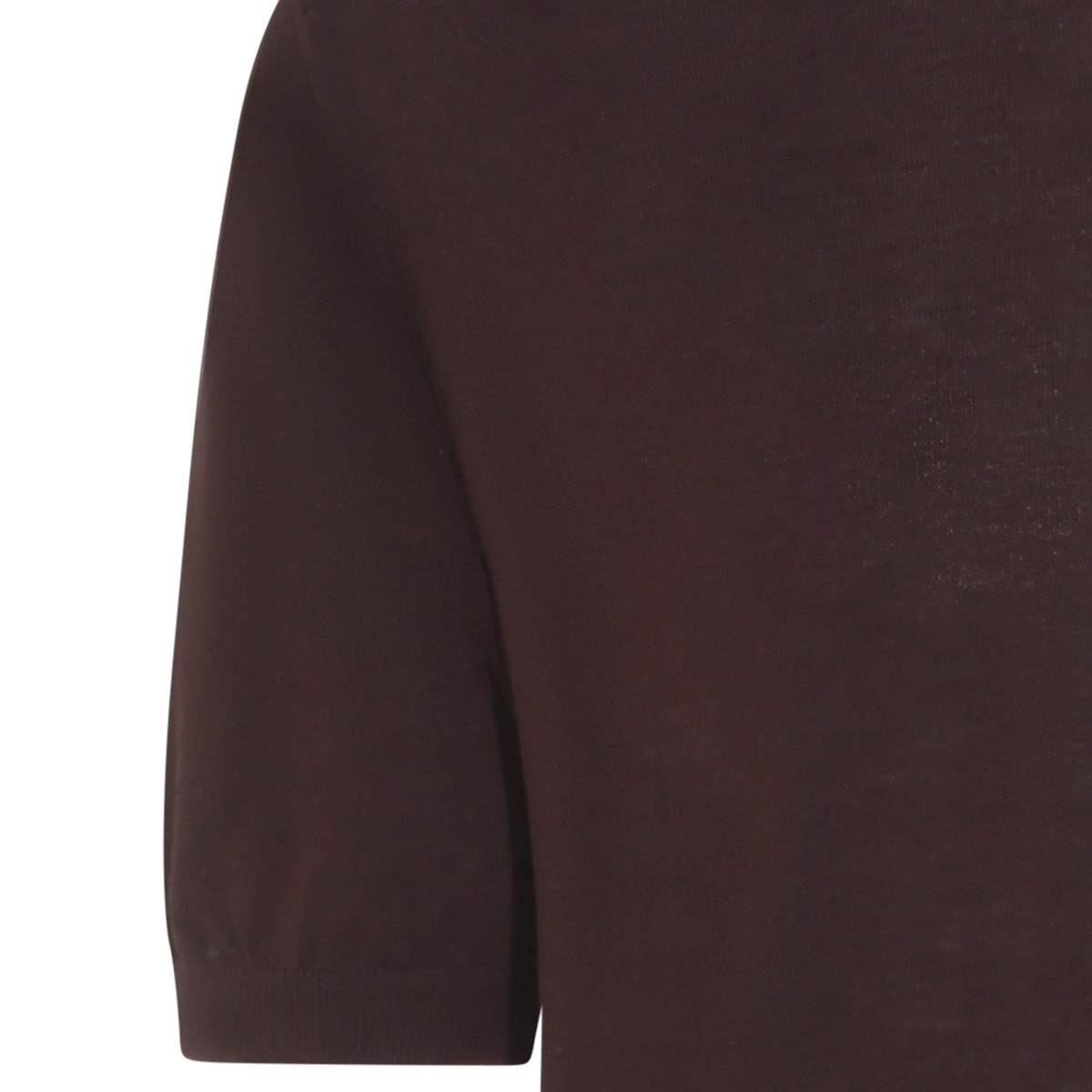 BROWN COTTON T-SHIRT