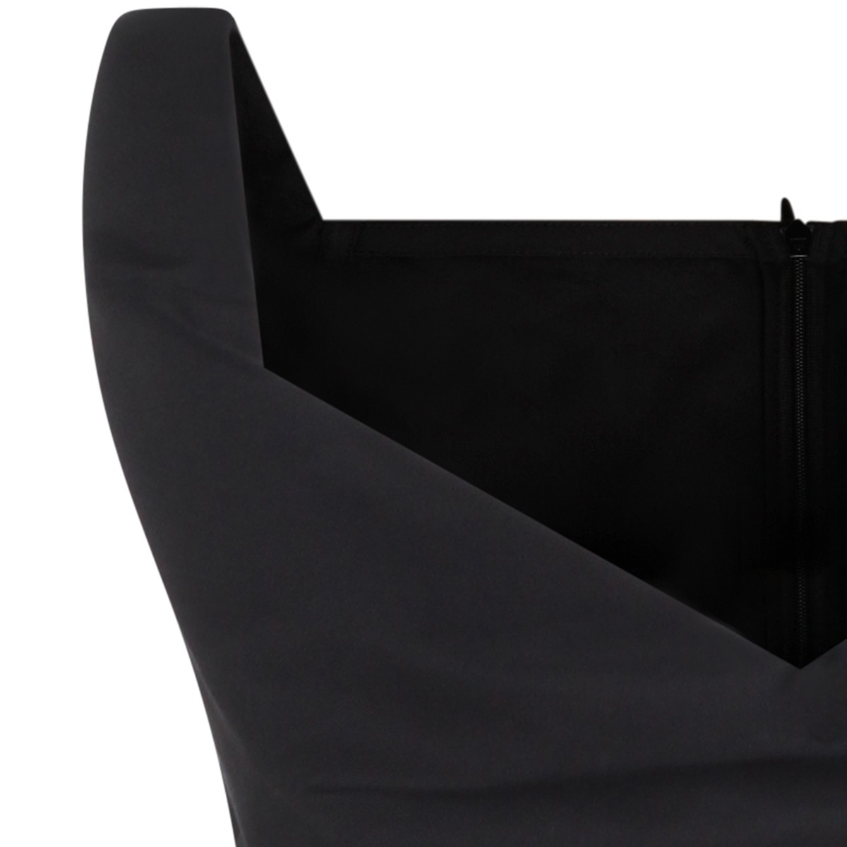 BLACK MINI COTTON DRESS