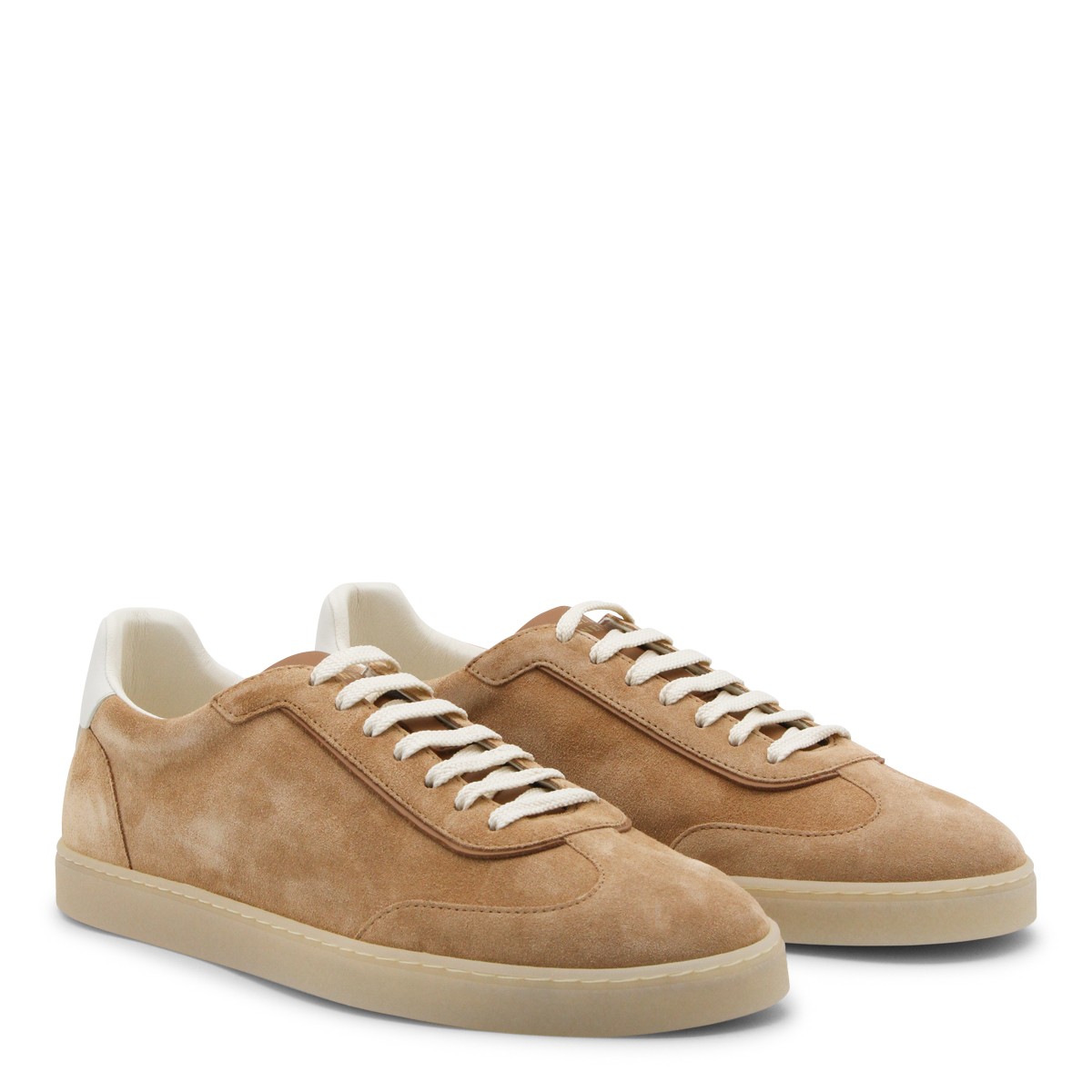 SAND LEATHER SNEAKERS