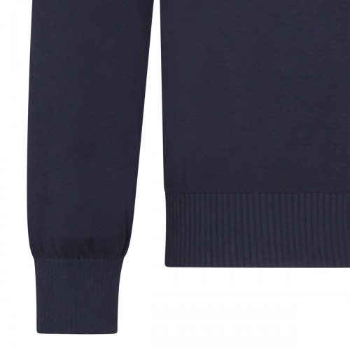 DARK BLUE COTTON KNITWEAR