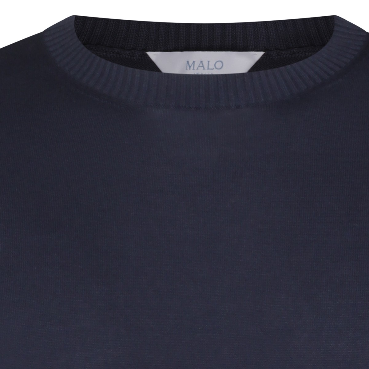 DARK BLUE COTTON KNITWEAR