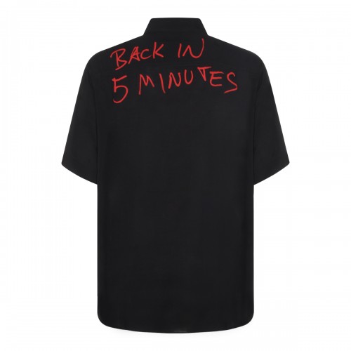 BLACK VISCOSE SHIRT 2