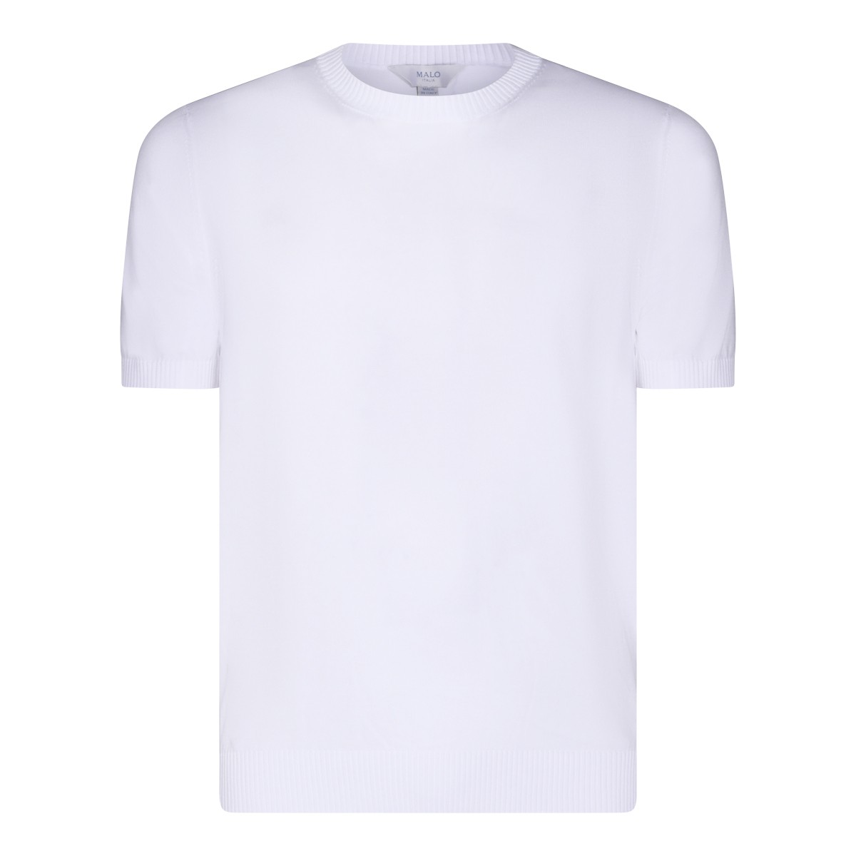 WHITE COTTON T-SHIRT
