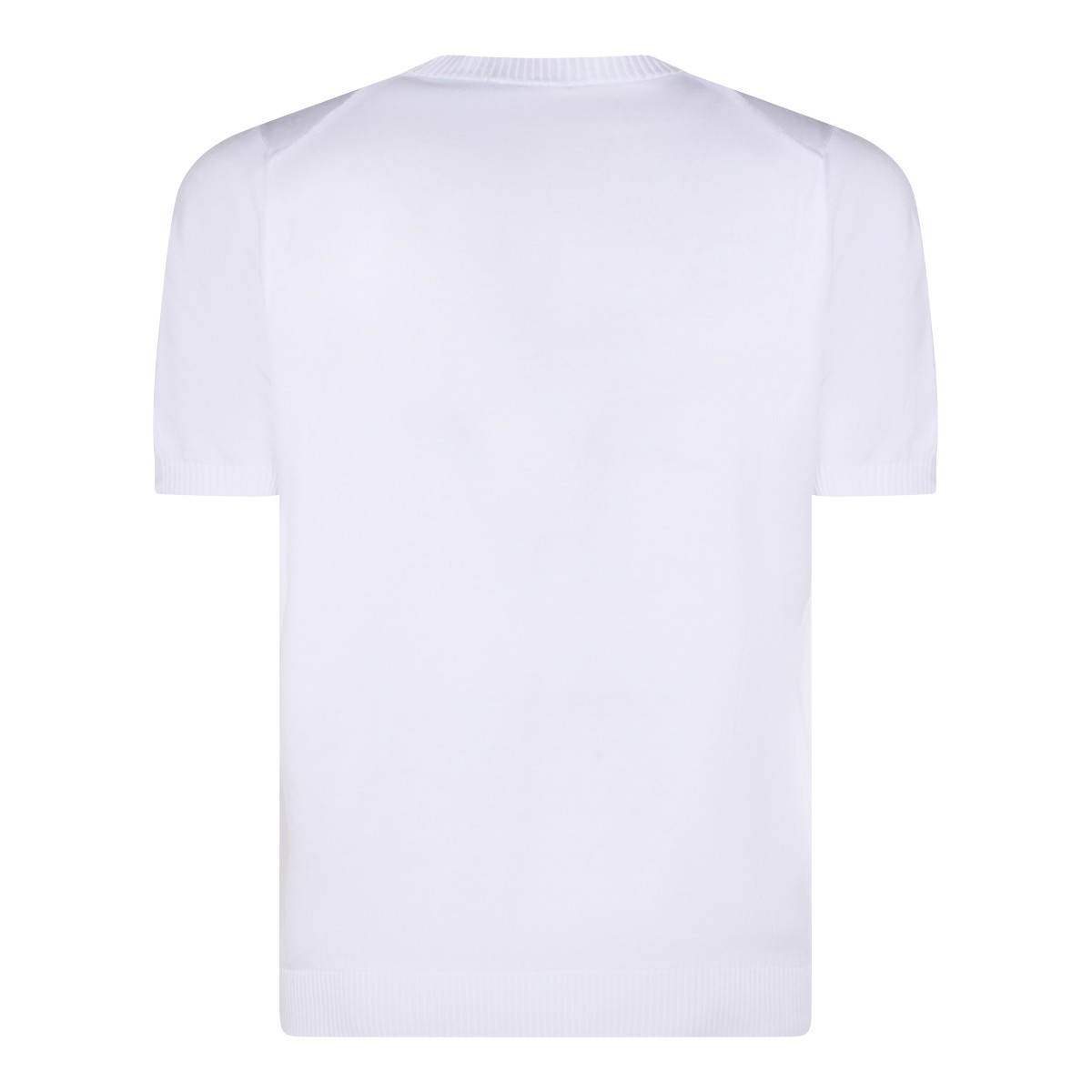 WHITE COTTON T-SHIRT
