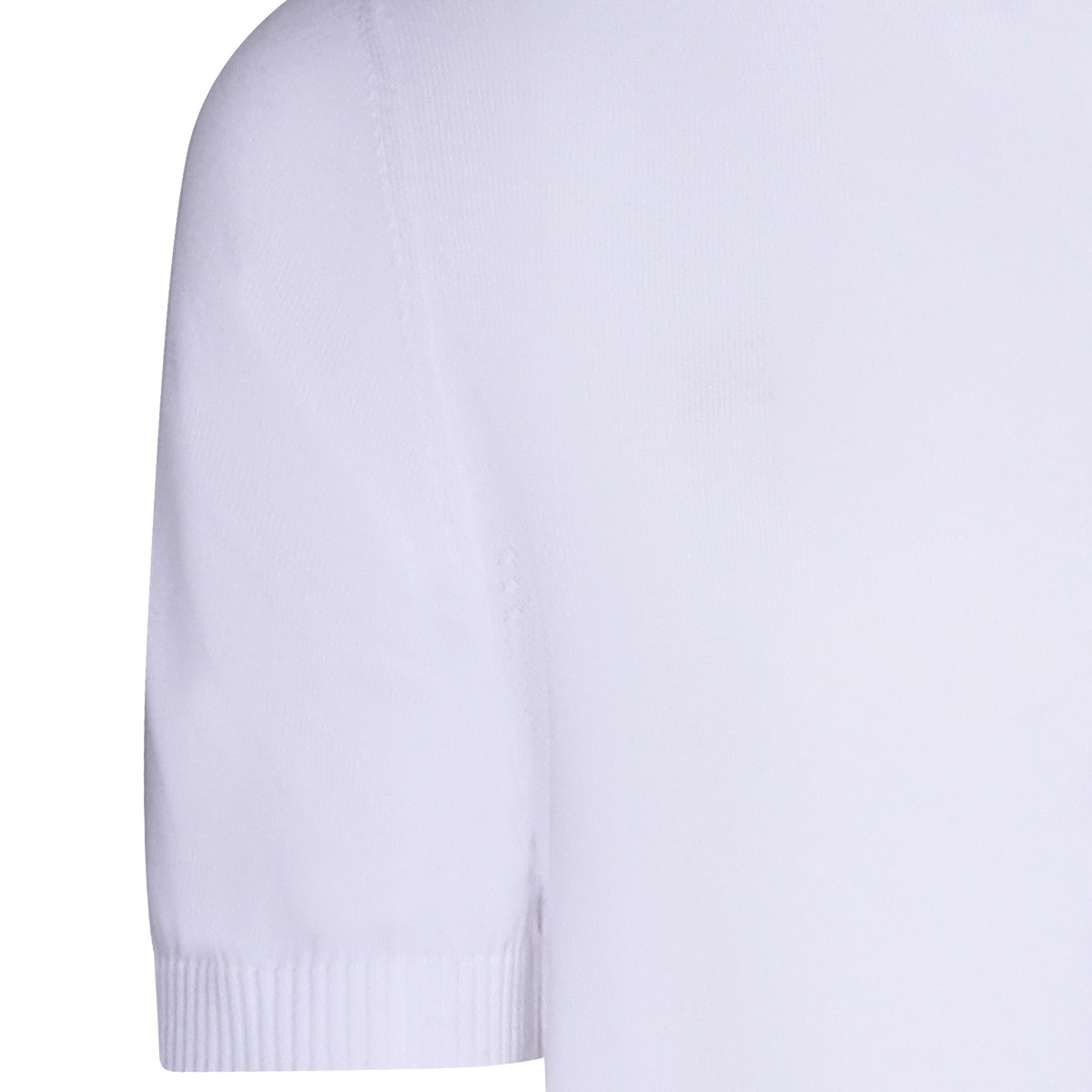 WHITE COTTON T-SHIRT