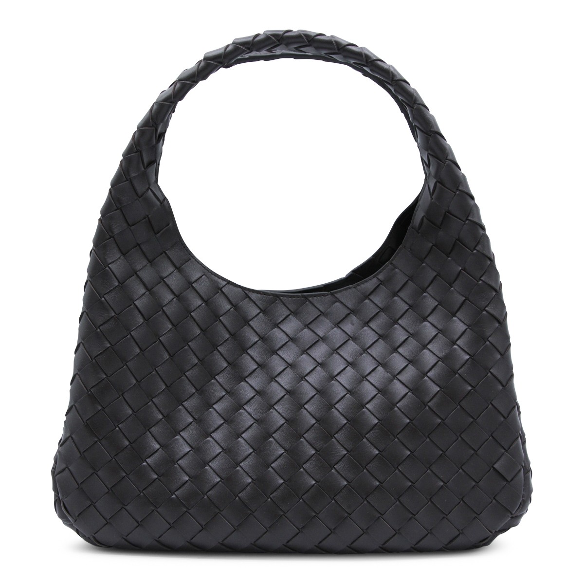 DARK BROWN LEATHER CAMPANA BAG