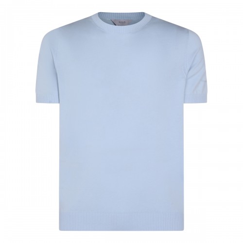 LIGHT BLUE COTTON T-SHIRT