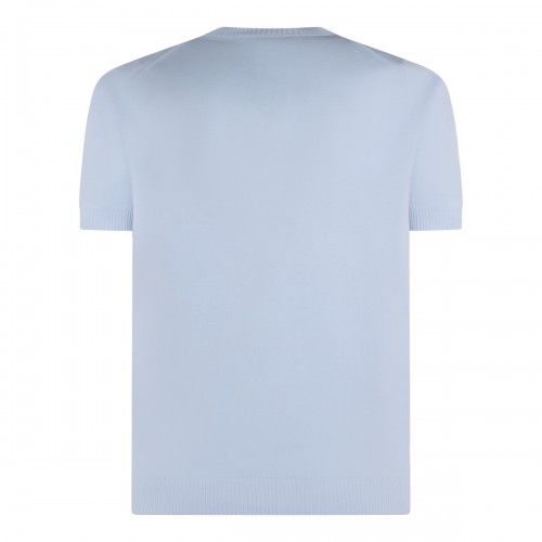 LIGHT BLUE COTTON T-SHIRT