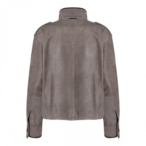 BEIGE LEATHER JACKET 2