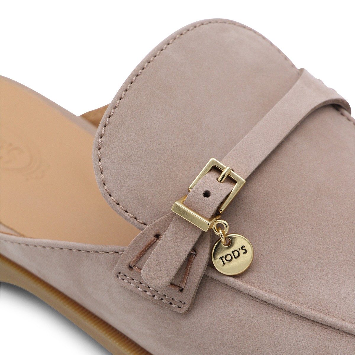 GREY LEATHER LOAFERS