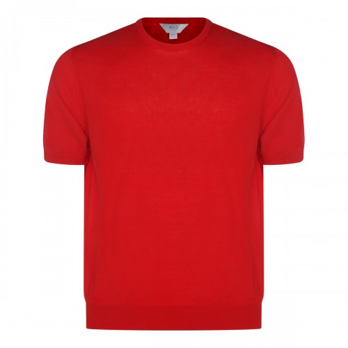 RED COTTON T-SHIRT