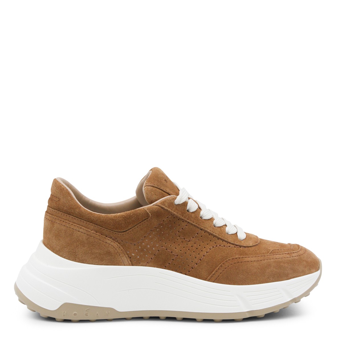 BROWN LEATHER SNEAKERS