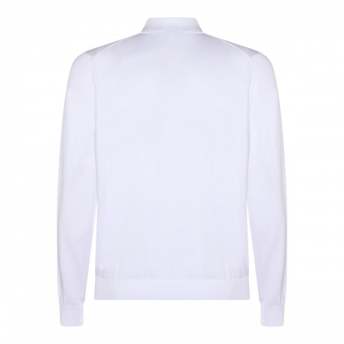 WHITE COTTON POLO SHIRT 2