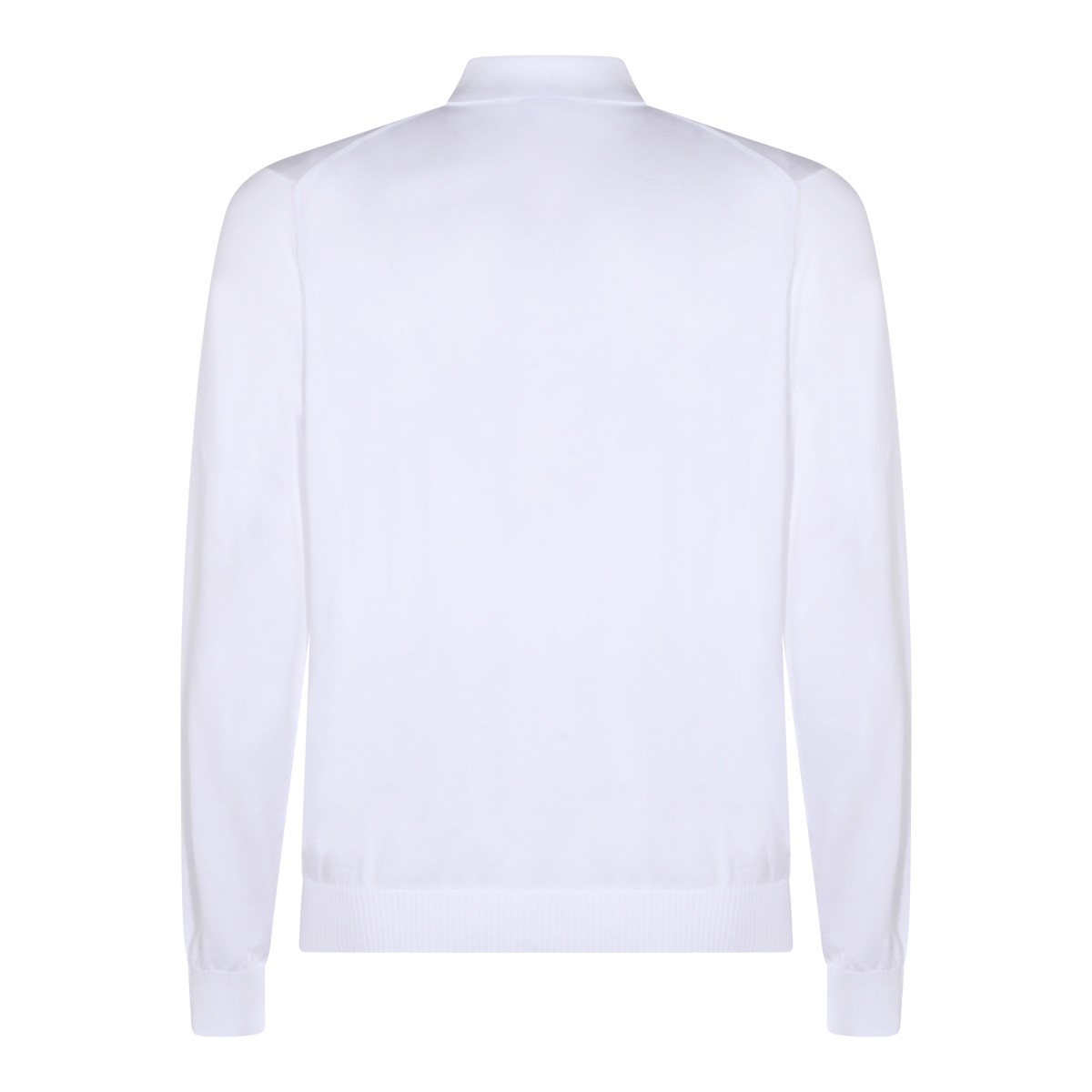 WHITE COTTON POLO SHIRT