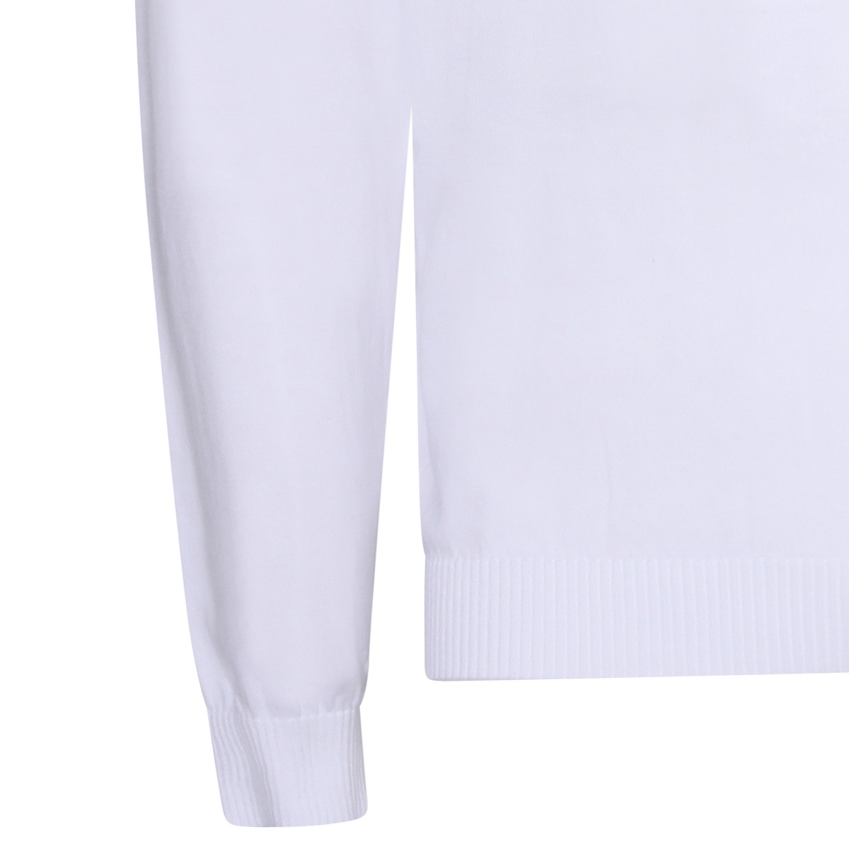 WHITE COTTON POLO SHIRT