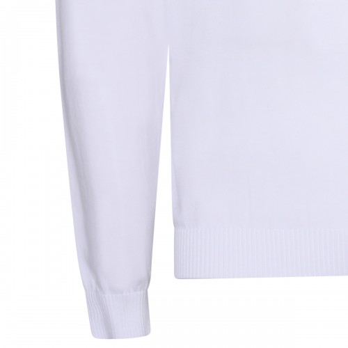 WHITE COTTON POLO SHIRT