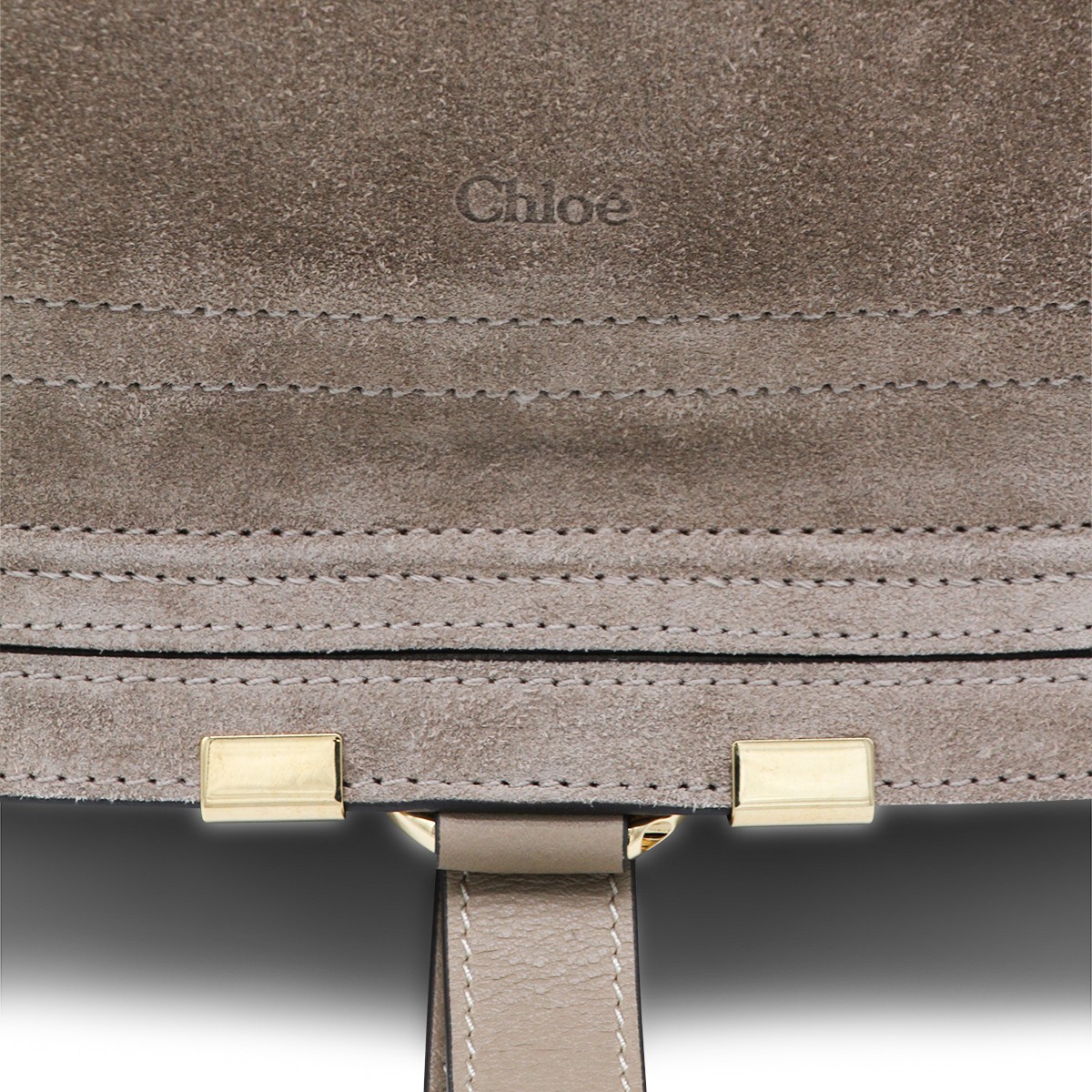 BROWN LEATHER MARCIE TOP HANDLE BAG