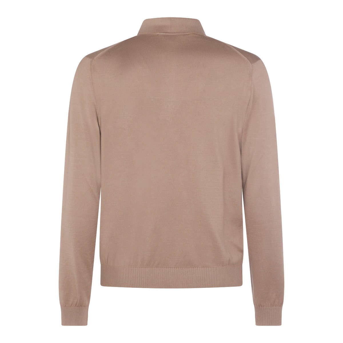 BROWN COTTON POLO SHIRT