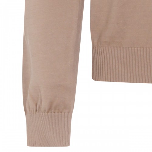 BROWN COTTON POLO SHIRT