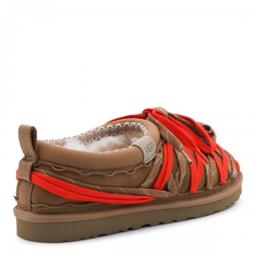 BROWN TASMAN LACE FLATS