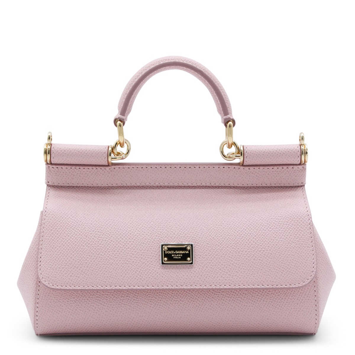 PINK LEATHER SICILY LONG SMALL TOP...