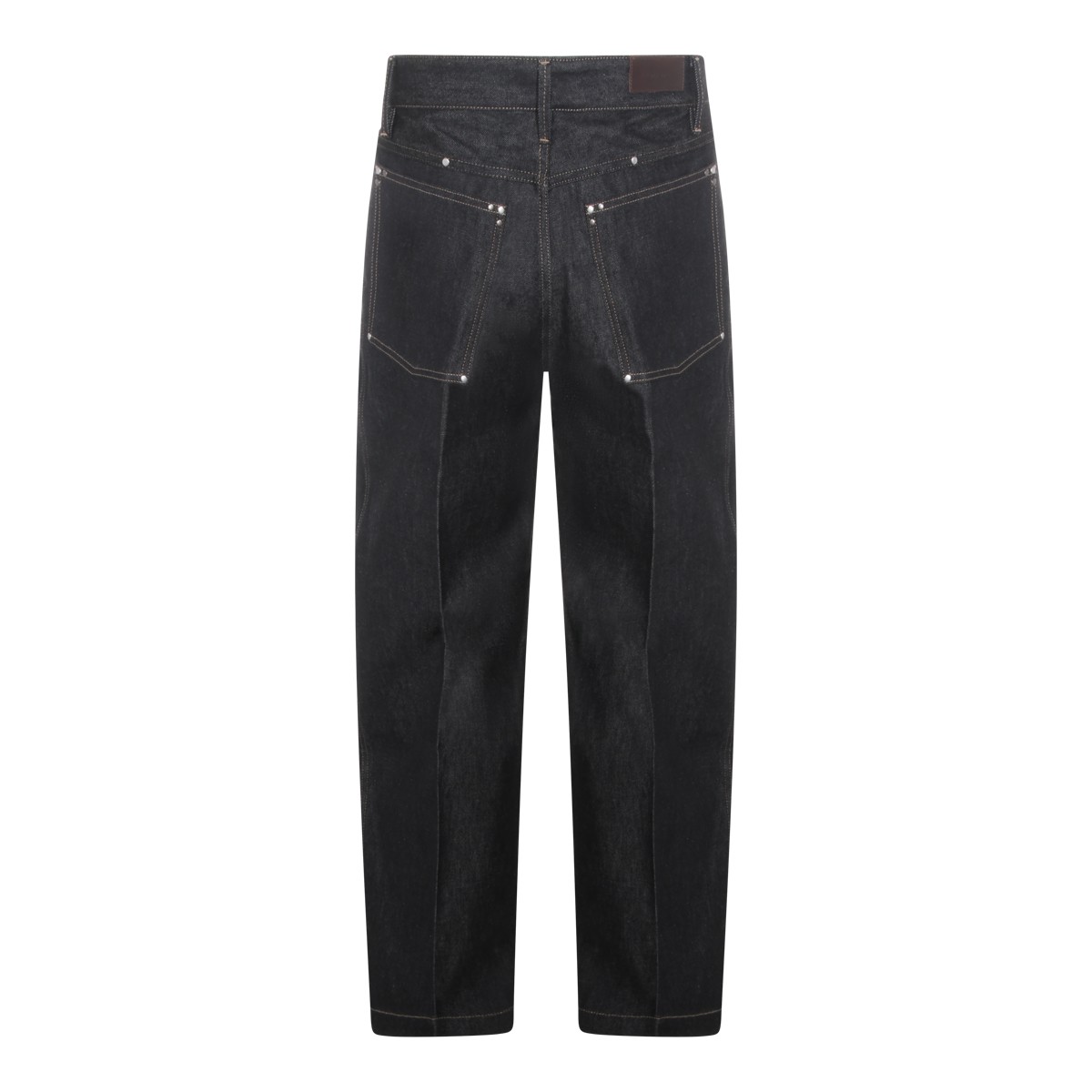 BLACK COTTON JEANS
