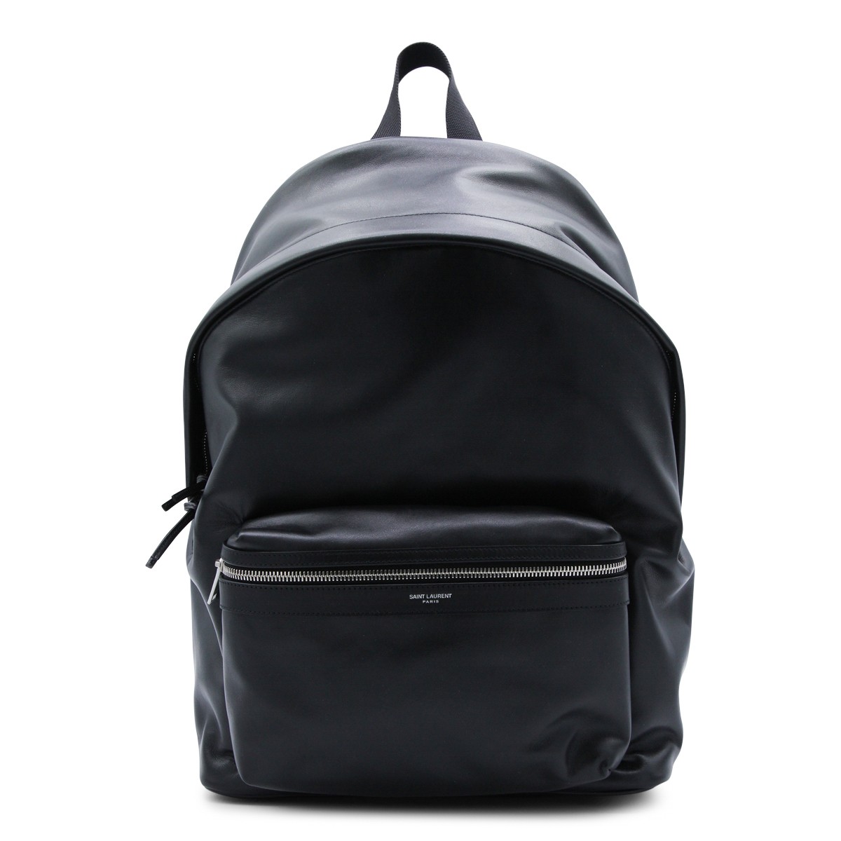 BLACK LEATHER BACKPACK