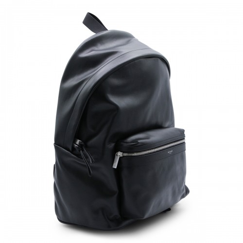 BLACK LEATHER BACKPACK 2