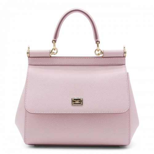 PINK LEATHER SICILY SMALL...